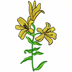 Flowers Embroidery Design 6 Flowers Embroidery Design 6